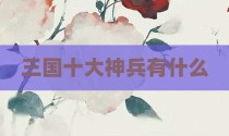 三国十大神兵有什么