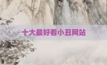 十大最好看小丑网站