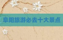 阜阳旅游必去十大景点