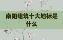 南阳建筑十大地标是什么