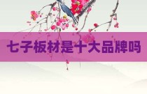 七子板材是十大品牌吗