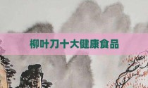 柳叶刀十大健康食品