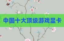 中国十大顶级游戏显卡