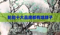 轮胎十大品牌都有啥牌子