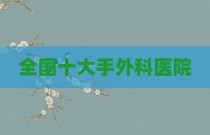 全国十大手外科医院