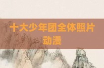 十大少年团全体照片动漫