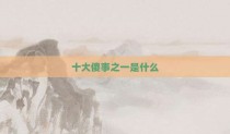 十大傻事之一是什么