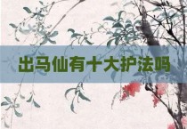 出马仙有十大护法吗