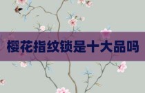 樱花指纹锁是十大品吗
