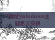 下载的windows主题怎么安装