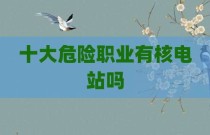 十大危险职业有核电站吗