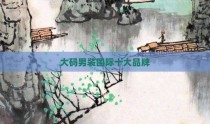 大码男装国际十大品牌