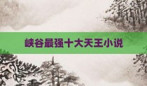 峡谷最强十大天王小说
