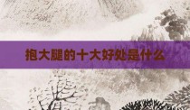 抱大腿的十大好处是什么