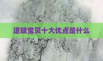 逻辑宝贝十大优点是什么