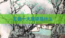 王者十大美德是什么