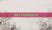 国际十大品牌标志是什么