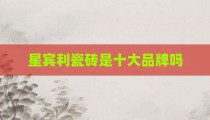 星宾利瓷砖是十大品牌吗