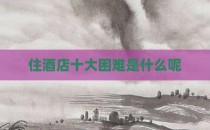 住酒店十大困难是什么呢