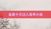 全美十大过人高手小说