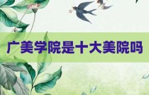 广美学院是十大美院吗