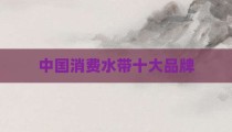 中国消费水带十大品牌