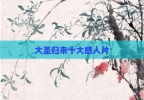 大圣归来十大感人片