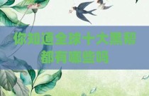 你知道全球十大黑帮都有哪些吗