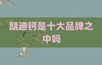 朗迪钙是十大品牌之中吗