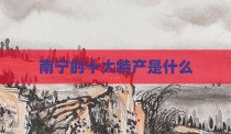 南宁的十大特产是什么