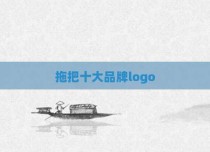 拖把十大品牌logo