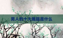男人的十大雅趣是什么