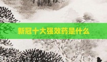 新冠十大强效药是什么