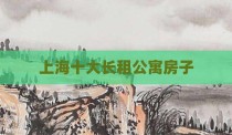 上海十大长租公寓房子