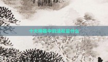 十大神器中的法杖是什么