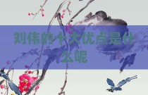 刘伟的十大优点是什么呢