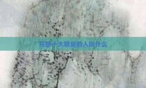 开除十大明星的人叫什么