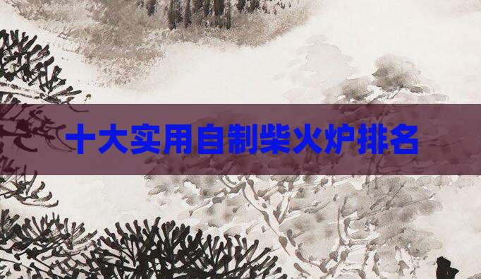 十大实用自制柴火炉排名