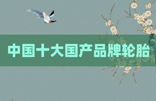 中国十大国产品牌轮胎