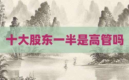 十大股东一半是高管吗