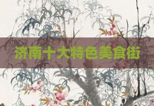 济南十大特色美食街