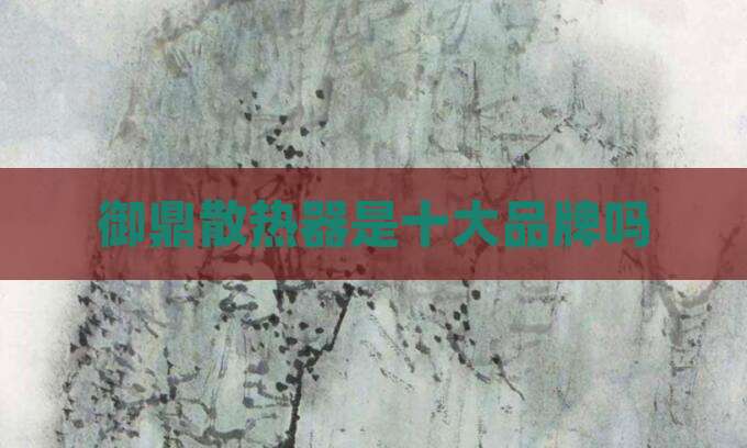御鼎散热器是十大品牌吗