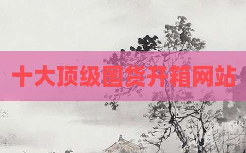 十大顶级国货开箱网站
