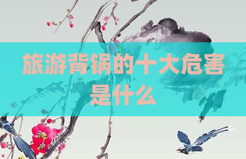 旅游背锅的十大危害是什么
