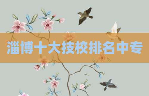 淄博十大技校排名中专