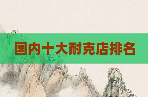 国内十大耐克店排名