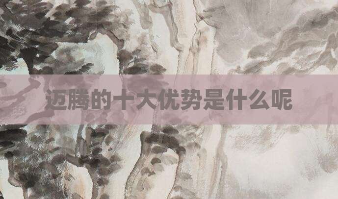 迈腾的十大优势是什么呢