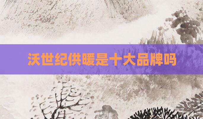 沃世纪供暖是十大品牌吗