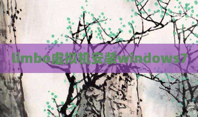 limbo虚拟机安装windows7