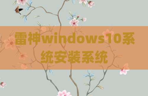 雷神windows10系统安装系统